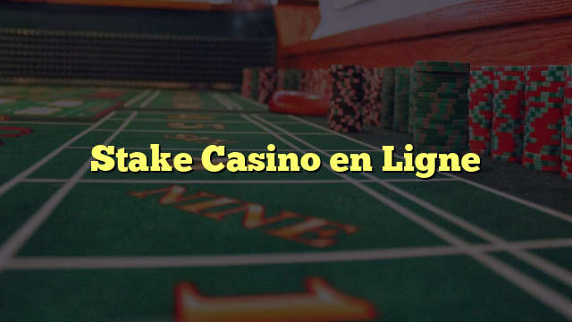 Stake Casino en Ligne